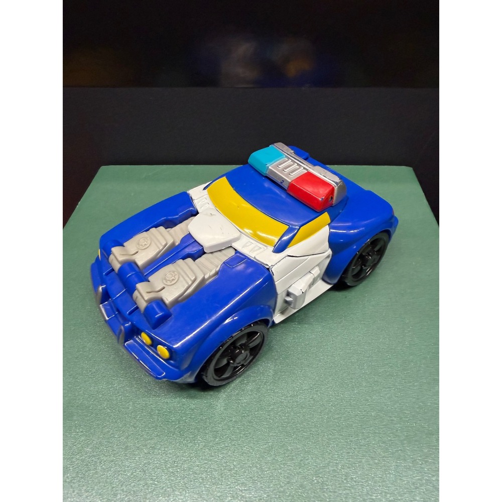 Transformers Rescue Bots Chase the Police-Bot Playskool Heroes Blue Police Car - Picture 5 of 5